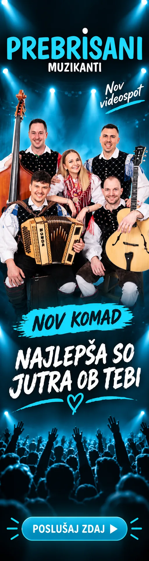 Prebrisani muzikanti – Najlepša so jutra ob tebi – nov videospot