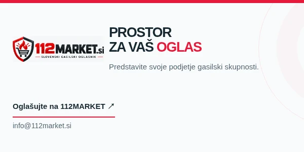 112MARKET.si – PROSTOR ZA VAŠ OGLAS. Dosezite slovensko gasilsko skupnost. info@112market.si